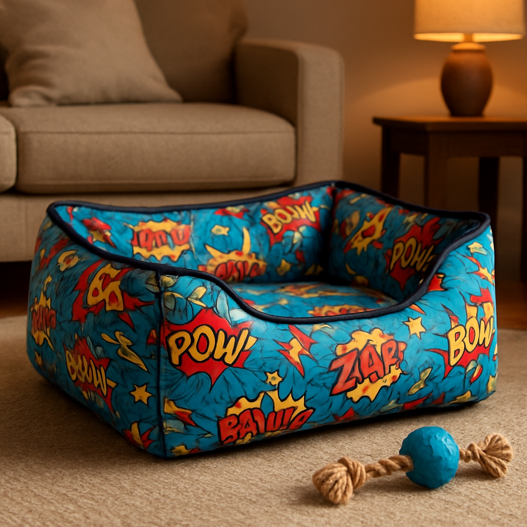 Choose a durable geek-themed pet bed for chewers