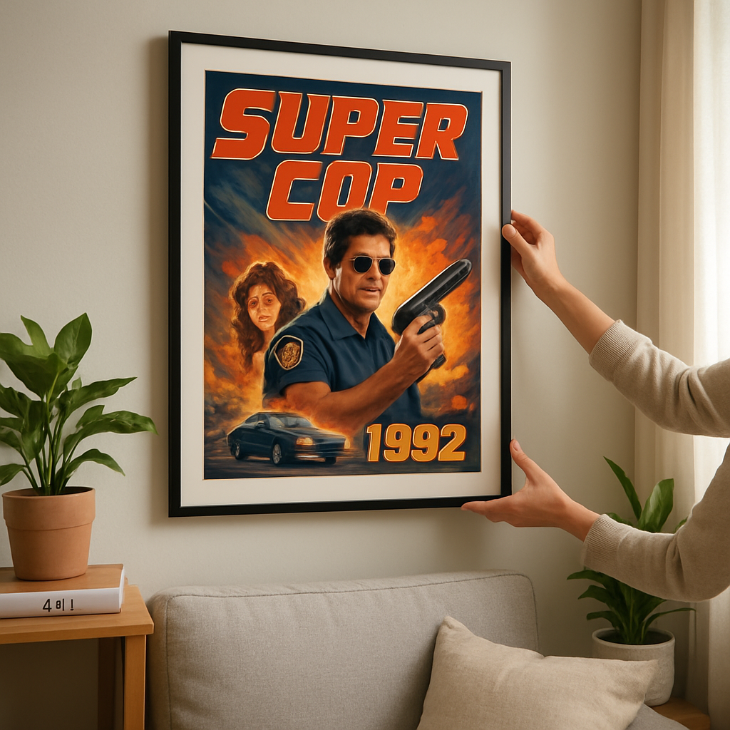 7 Ways to Display Super Cop 1992 Posters