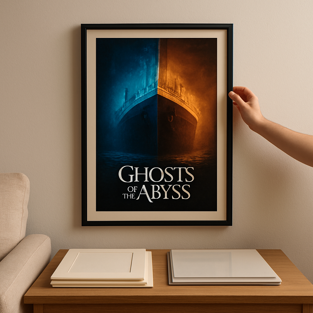 How to Display Ghosts of the Abyss Poster