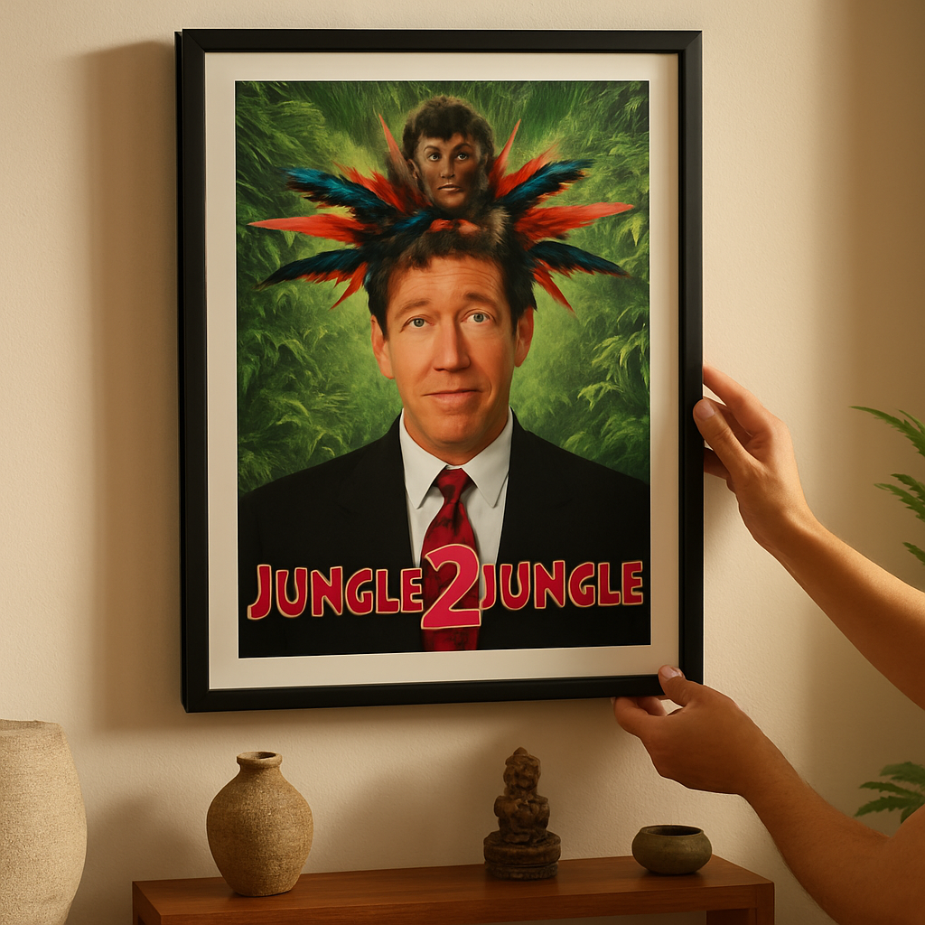 How to Display Jungle 2 Jungle Original Poster