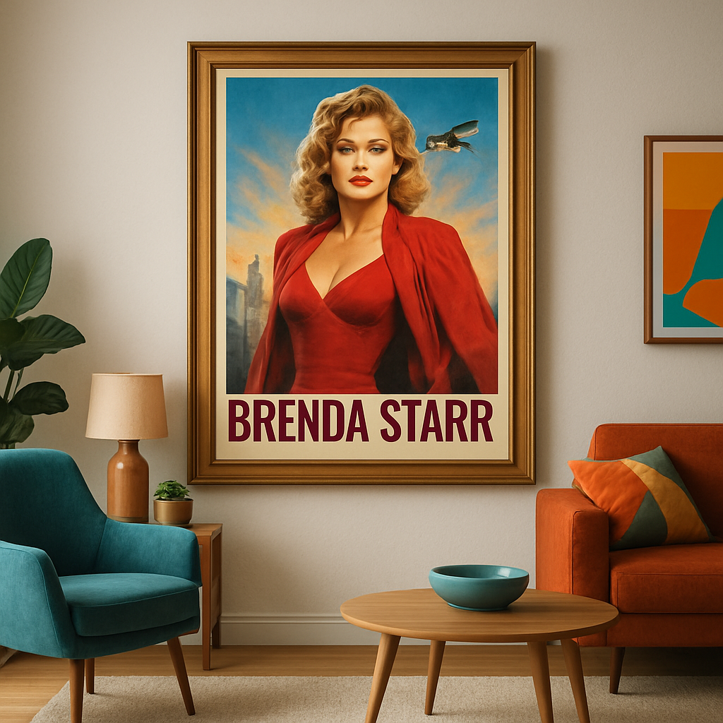 Is the Brenda Starr 1989 Poster Worth Framing?