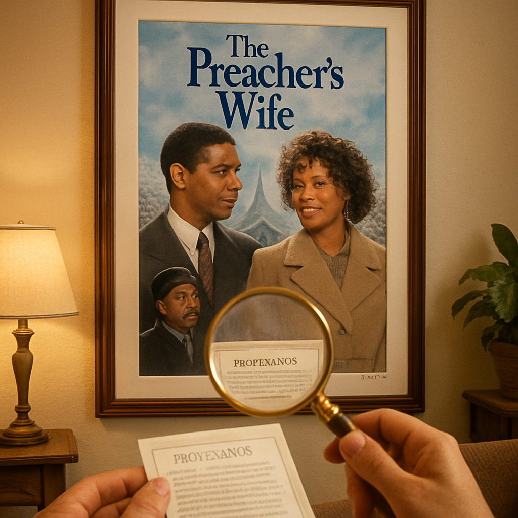 How to Authenticate The Preacher's Wife 1996 Poster