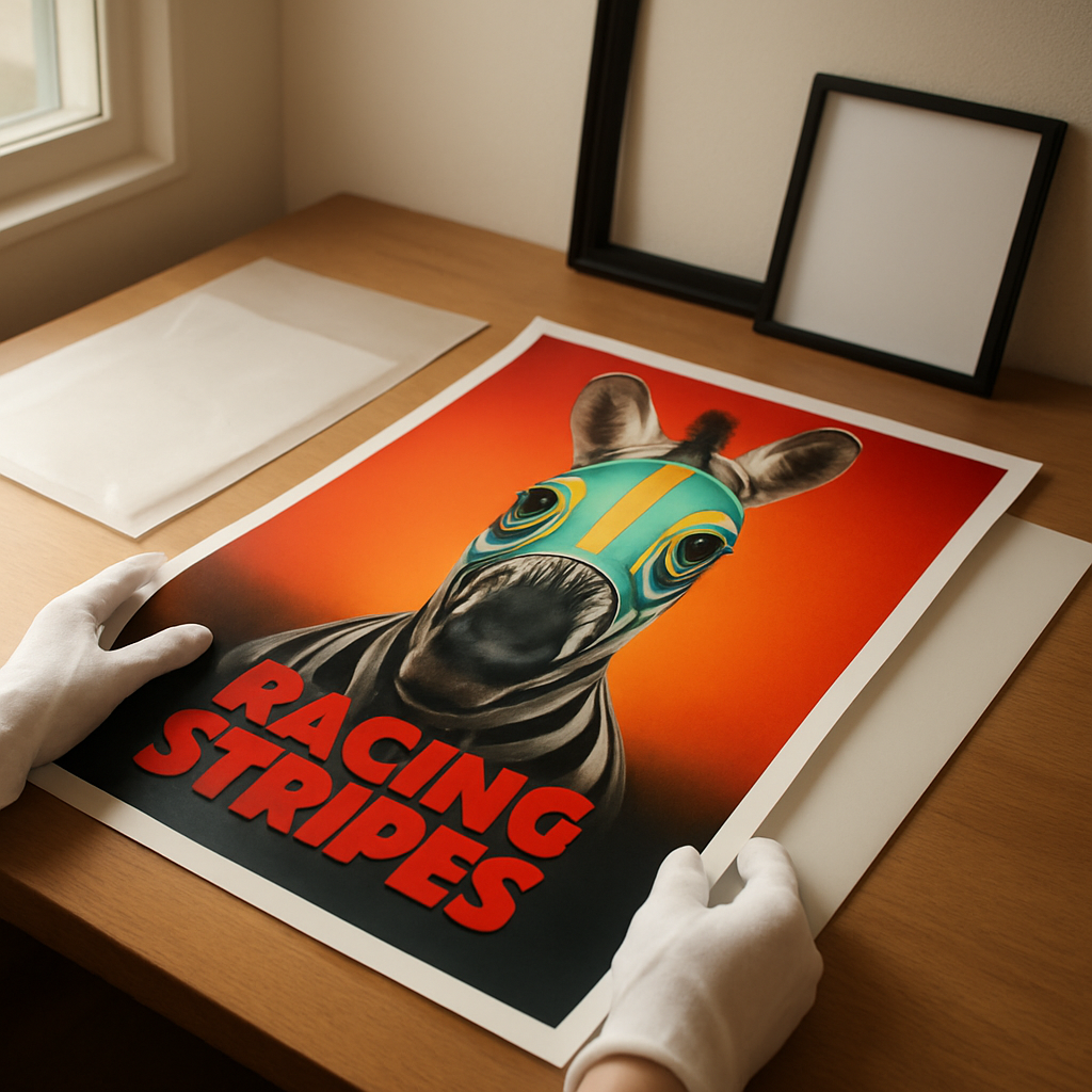 How to Preserve Racing Stripes 2005 Movie Posters