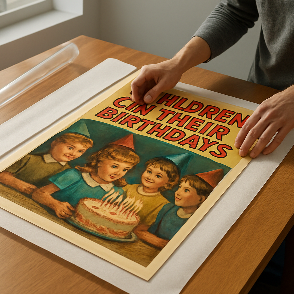 How to Preserve a Children on Their Birthdays Poster