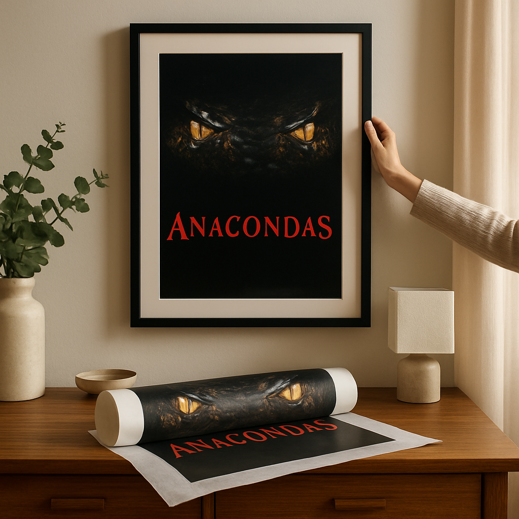 How to Display Your Anacondas Movie Poster