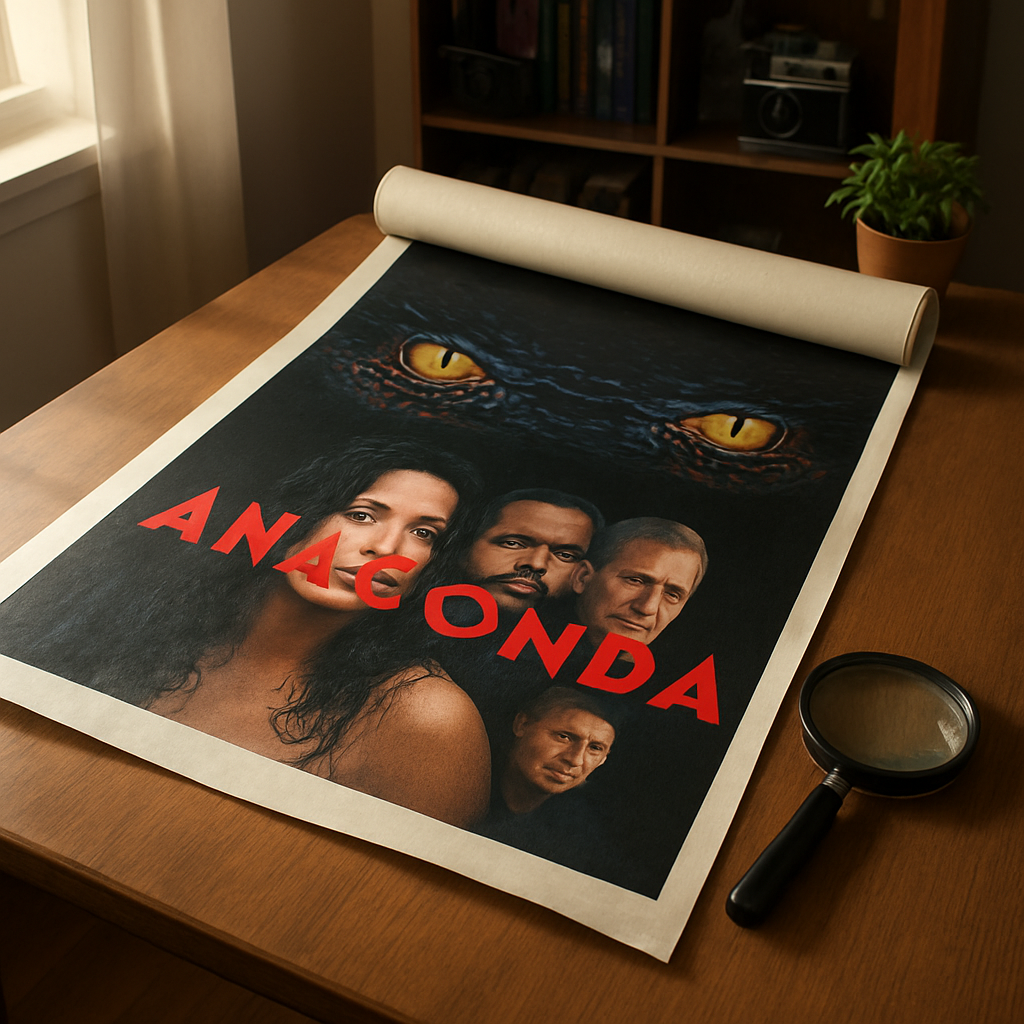 How to Authenticate Anaconda 1997 Movie Poster
