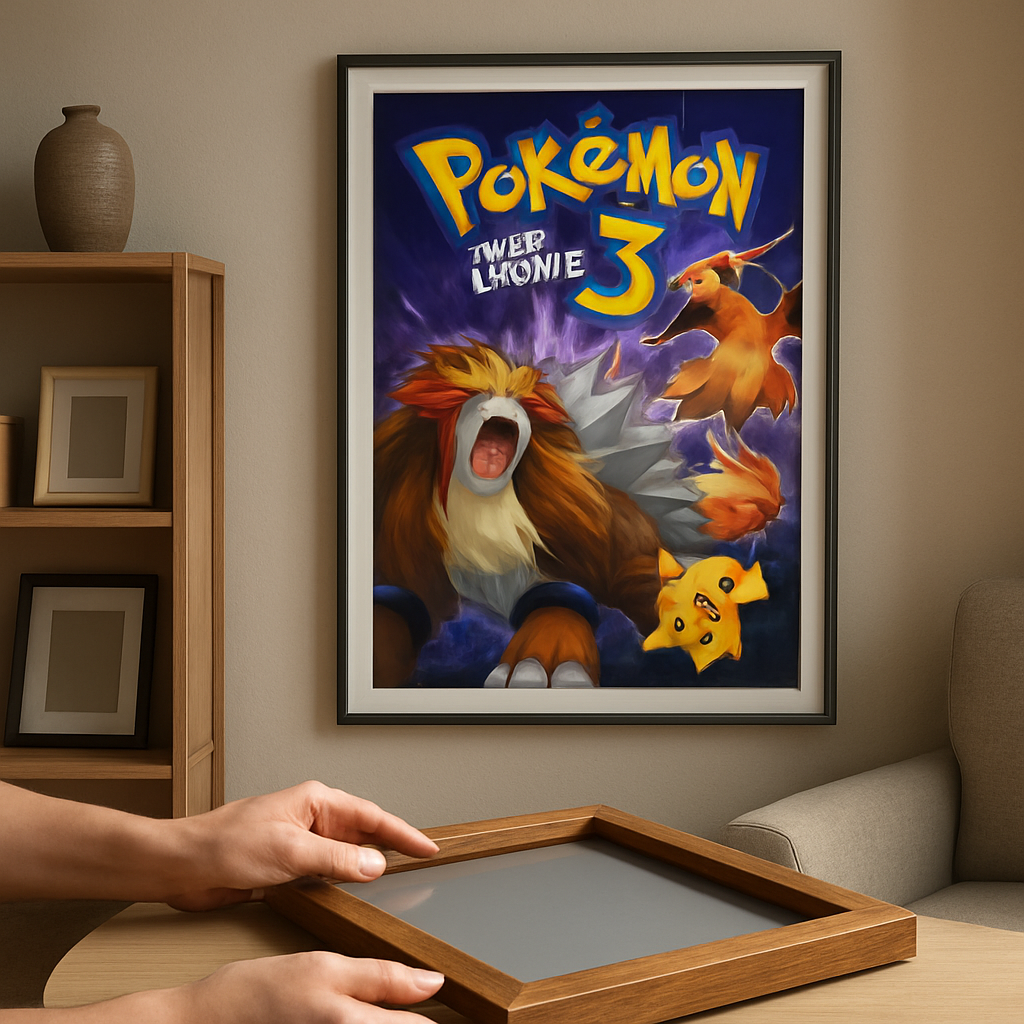 How to Frame Pokemon 3: The Movie Poster