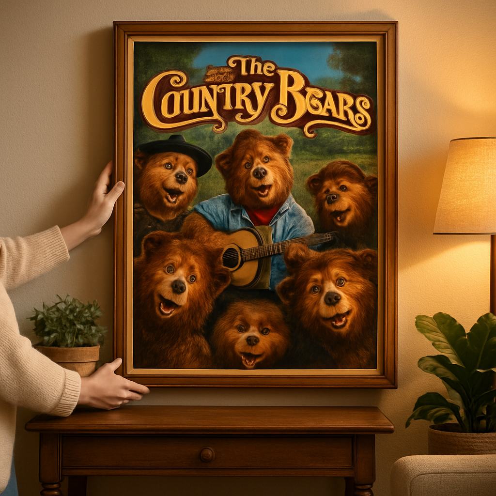 How to Display The Country Bears 2002 Poster