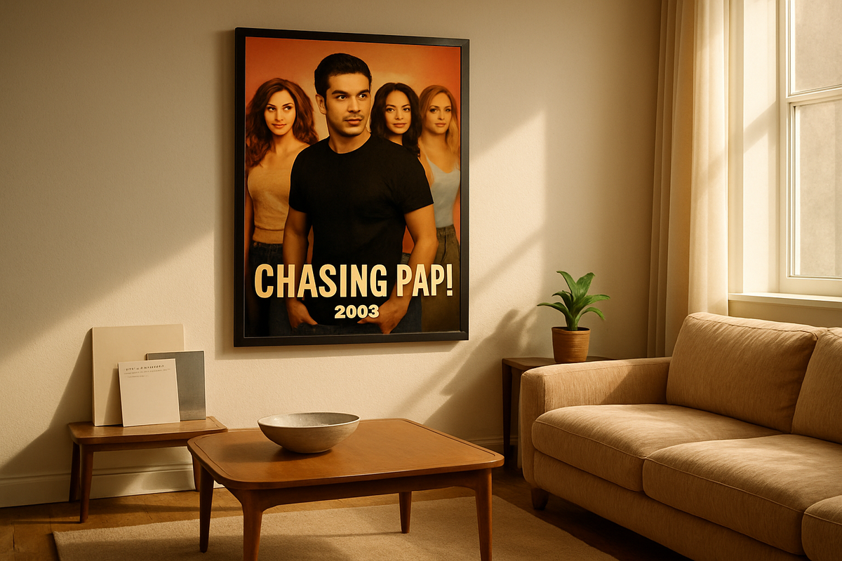 How to Display an Original CHASING PAPI 2003 Poster