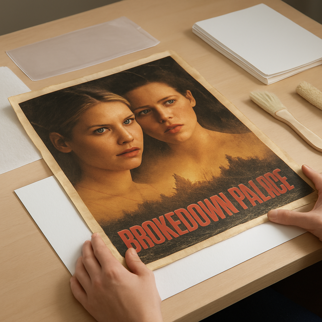 How to Preserve a 1999 Brokedown Palace Poster