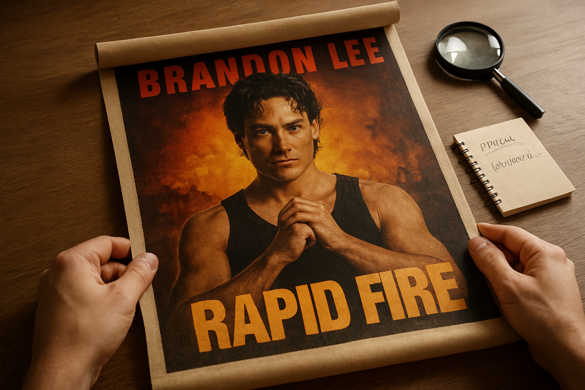 How to Spot a Fake RAPID FIRE 1992 Brandon Lee Poster