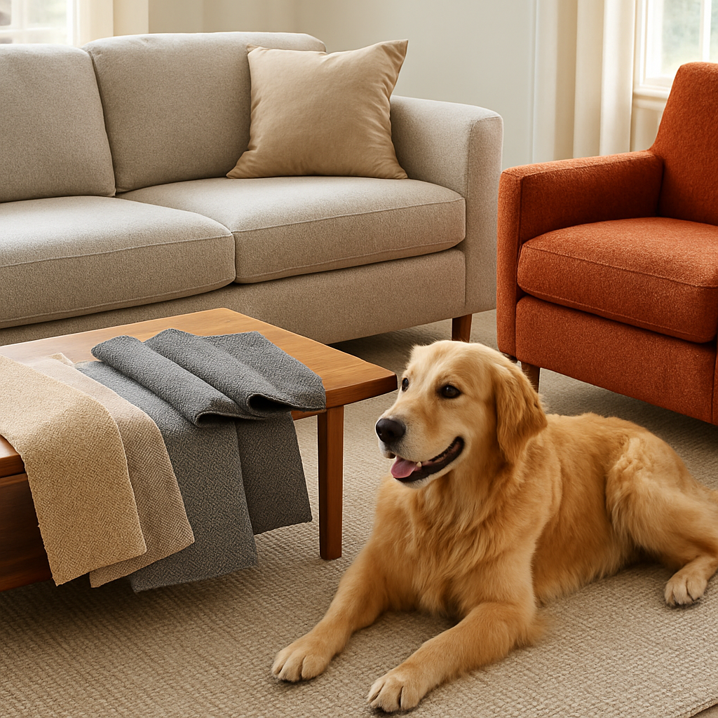 Best Pet-Friendly Fabrics for Homes with Heavy Shedders