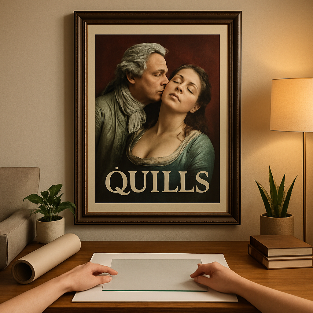 How to Frame a Polish Quills 2000 Poster