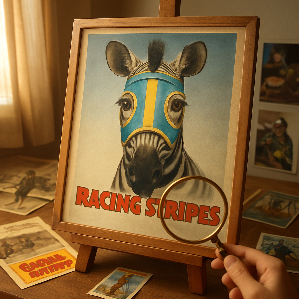 How to Authenticate a Racing Stripes 2005 Poster