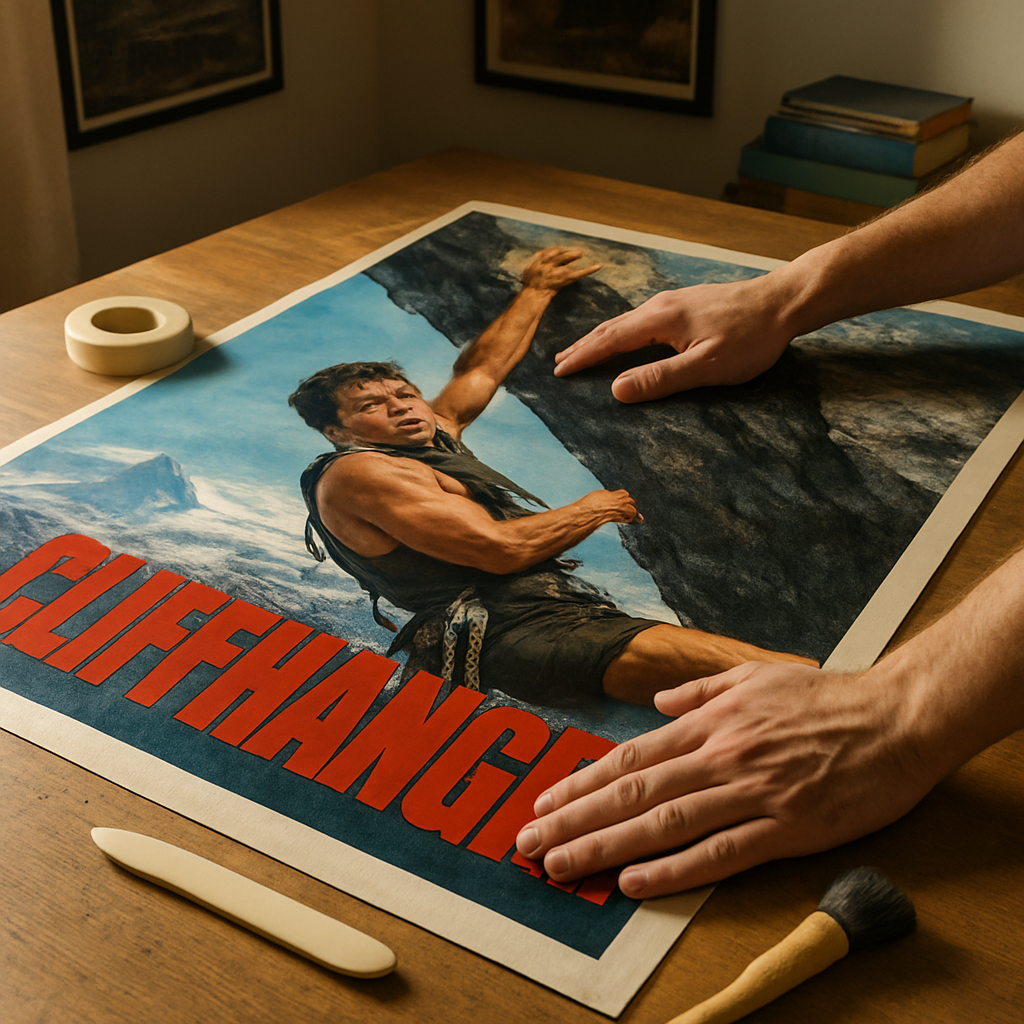 Cliffhanger 1993 Poster Restoration Tips