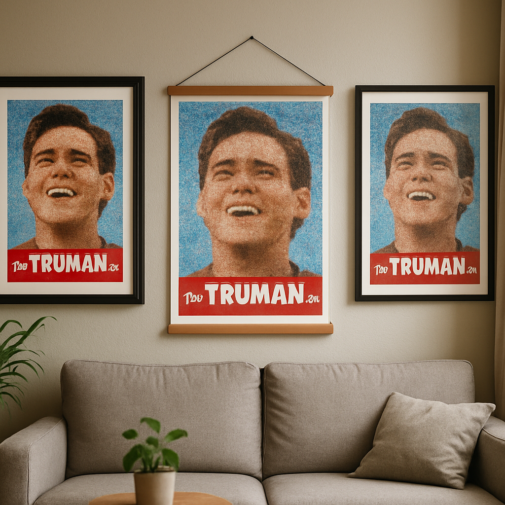 5 Ways to Display The Truman Show Poster