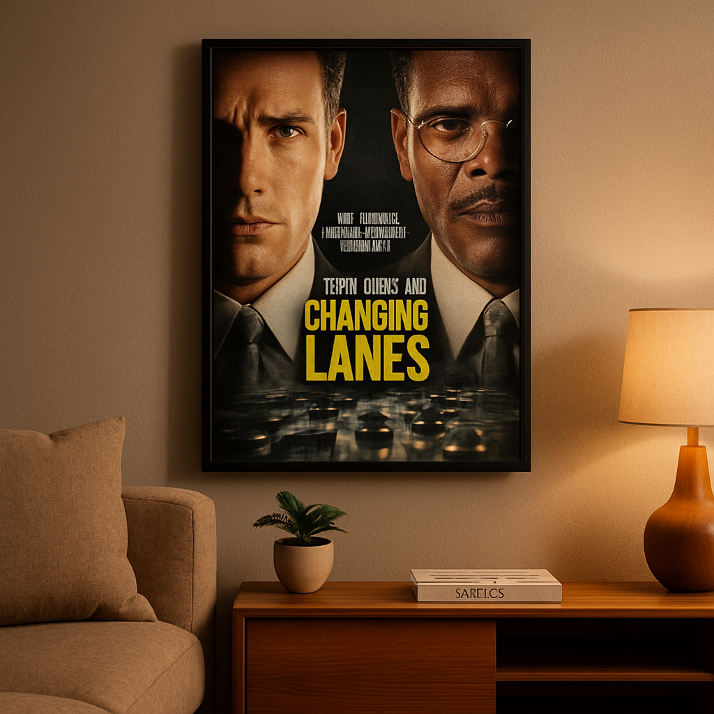 How to Showcase a Changing Lanes 2002 Poster