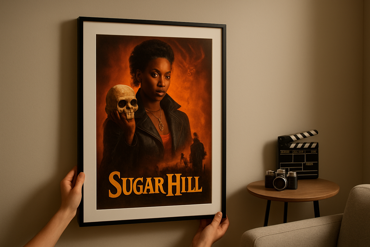 How to Display a Sugar Hill 1993 Original Movie Poster