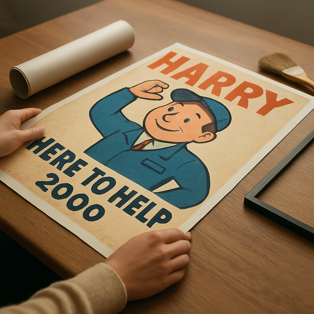 How to Care for Harry Hes Here to Help 2000 Poster