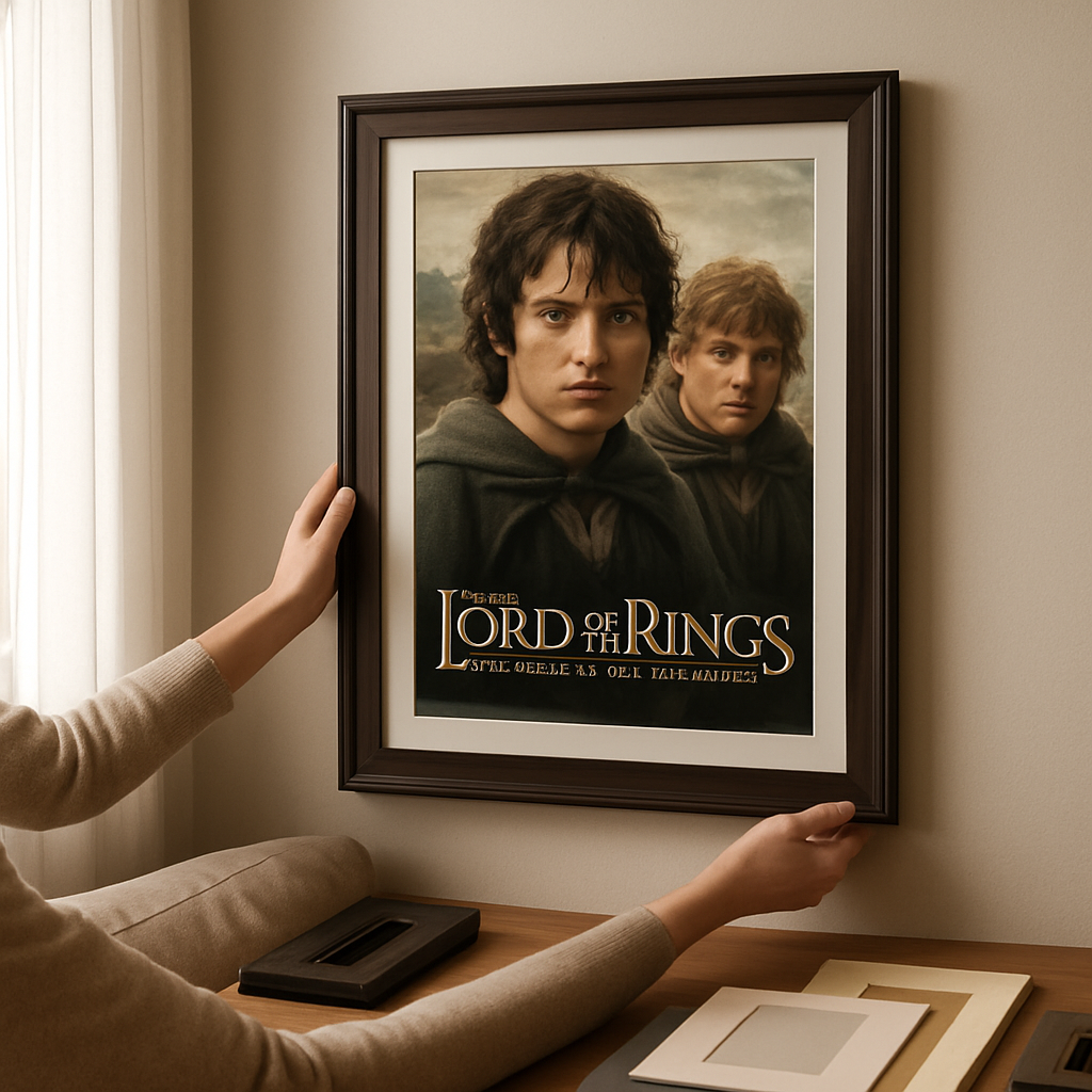 How to Frame Return of the King Sam & Frodo Poster