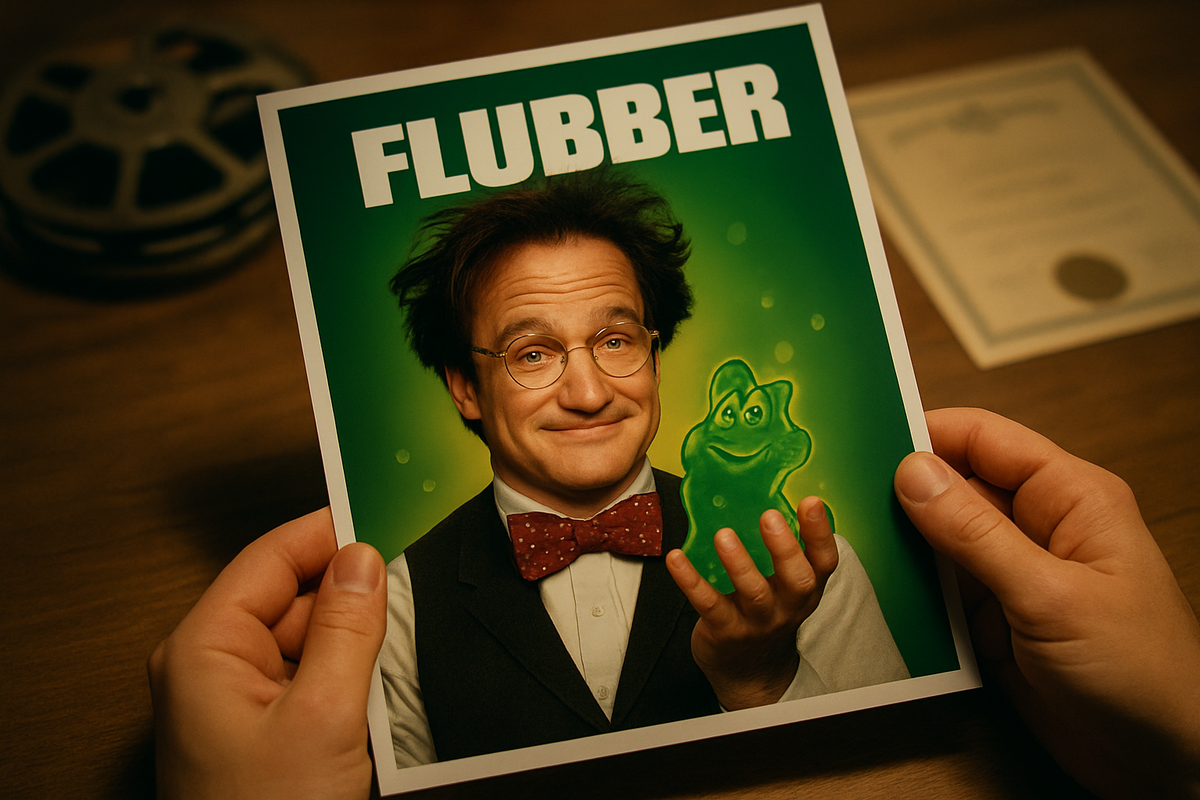 How to Authenticate a 1997 Flubber Robin Williams Photo