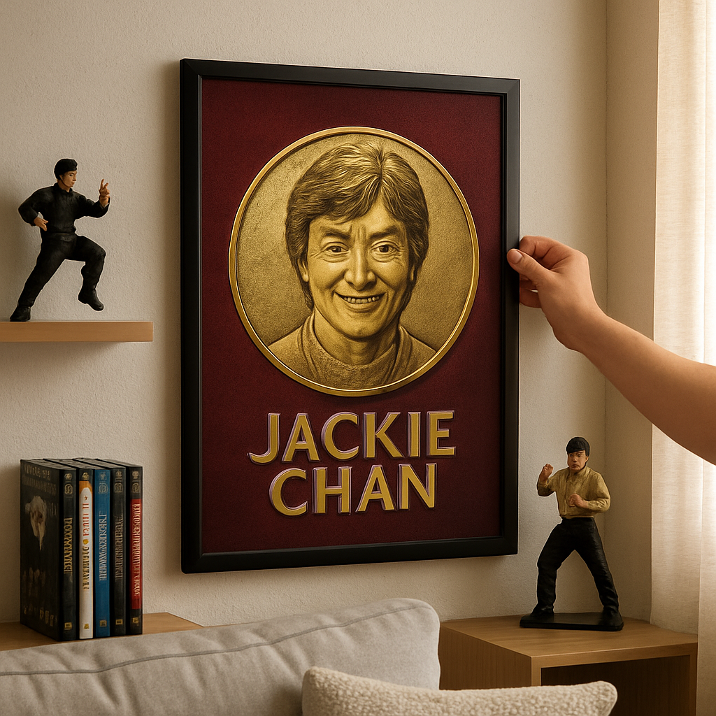 How to Display a Jackie Chan Medallion Poster