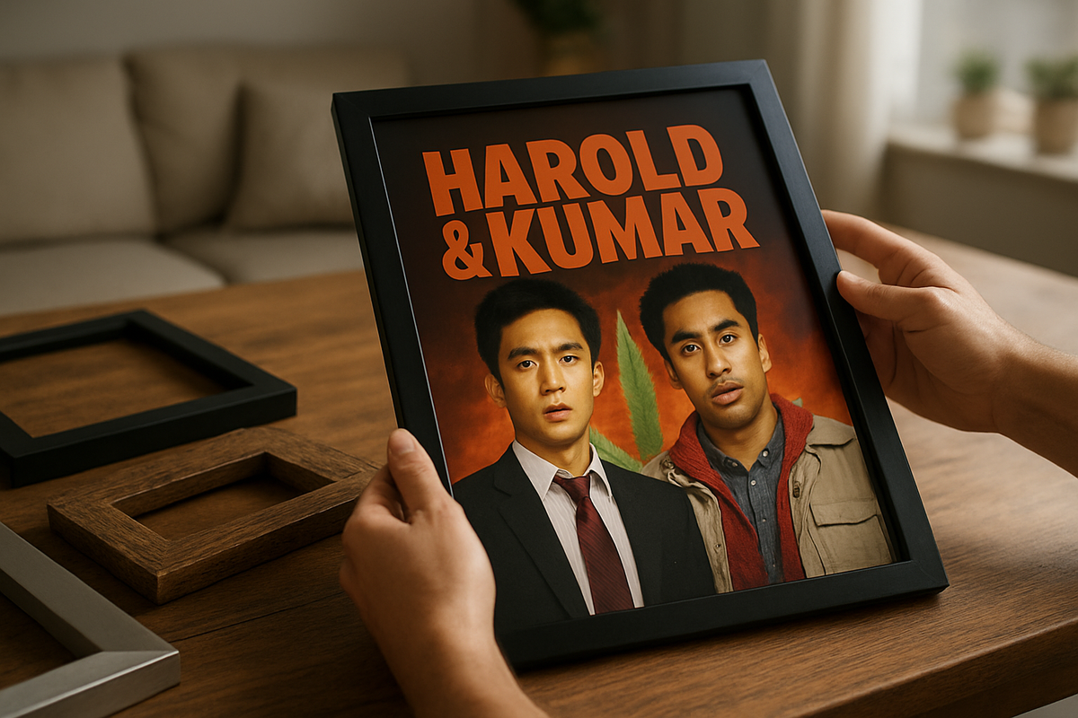 How to Frame Harold & Kumar 27x40 Poster Perfectly