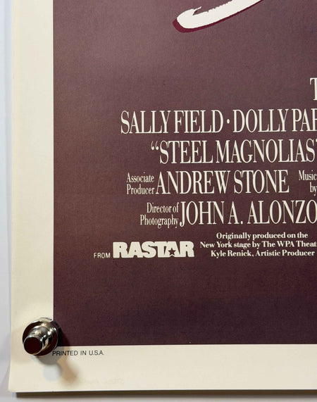 STEEL MAGNOLIAS 1989 Original Advance Movie Poster 27 x 41 SS Sally Field