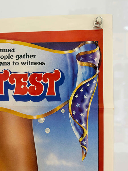 THE CONTEST 1976 Original Movie Poster 27x41 Rolled Miss Nude America