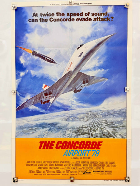 THE CONCORDE AIRPORT '79 1979 Original Movie Poster 27x41 SS Alain Delon