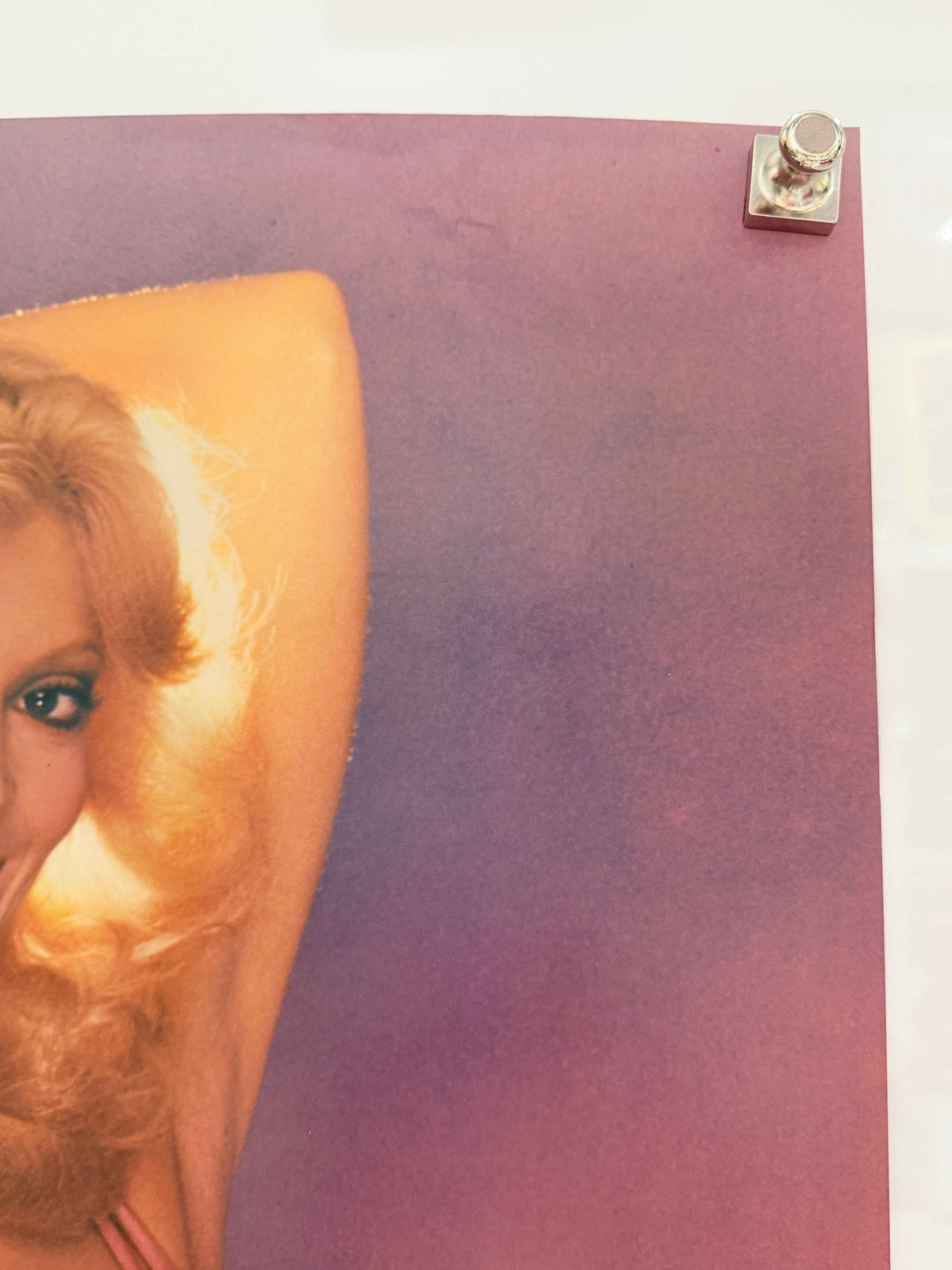 JUDY LANDERS 1980s Original Rolled Celebrity Pin-Up Poster Swimsuit