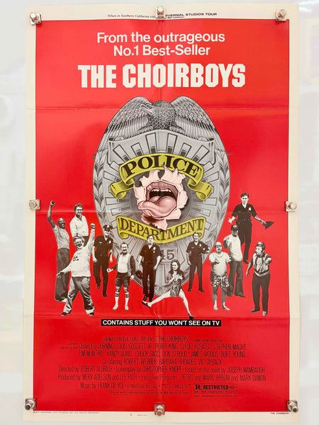 THE CHOIRBOYS 1977 Original Movie Poster 27x41 SS Charles Durning