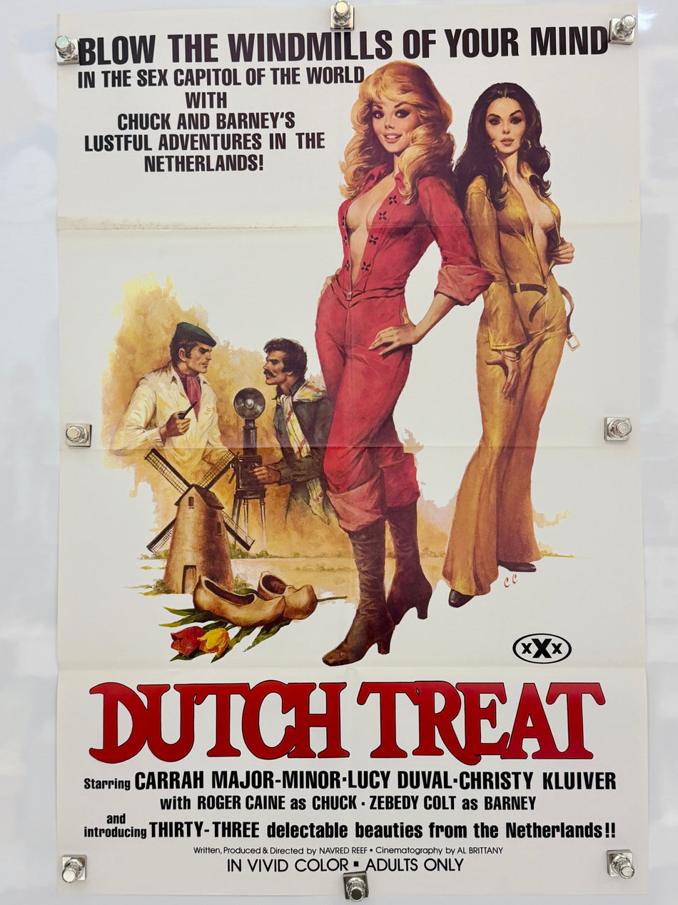 DUTCH TREAT 1977 Original Adult Movie Poster 27x41 SS Roger Caine