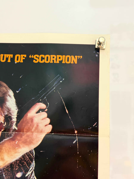 SCORPION 1986 Original Movie Poster 27x41 SS Don Murray