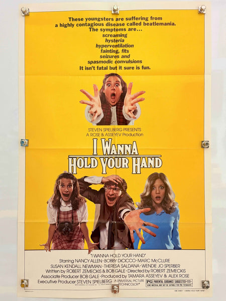 I WANNA HOLD YOUR HAND 1978 Original Movie Poster 27x41 SS Nancy Allen