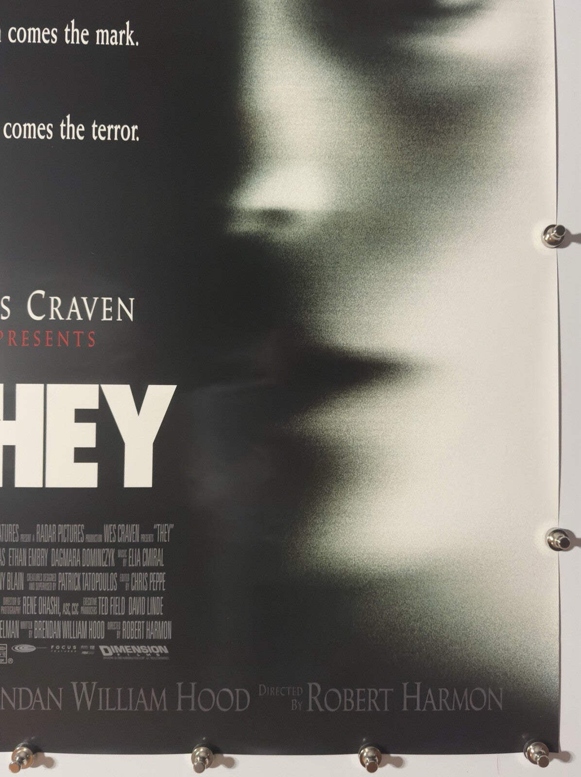 They - Original Movie Poster - 2002 - Rolled DS