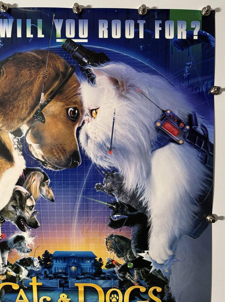 Cats & Dogs - Original Movie Poster - 2001 - Rolled DS