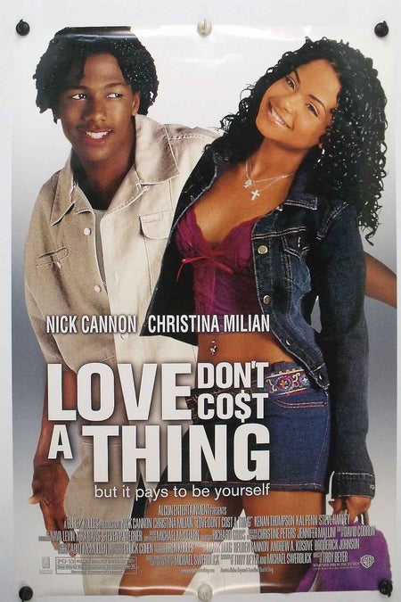 LOVE DON'T COST A THING 2003 Original Movie Poster 27x40 DS Rolled Nick Cannon