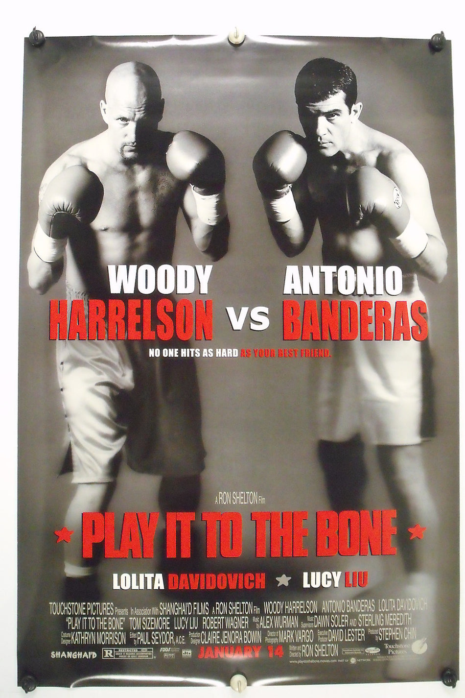 PLAY IT TO THE BONE 1999 Original Movie Poster 27x40 DS Rolled Woody Harrelson - Joe's Geek VLT