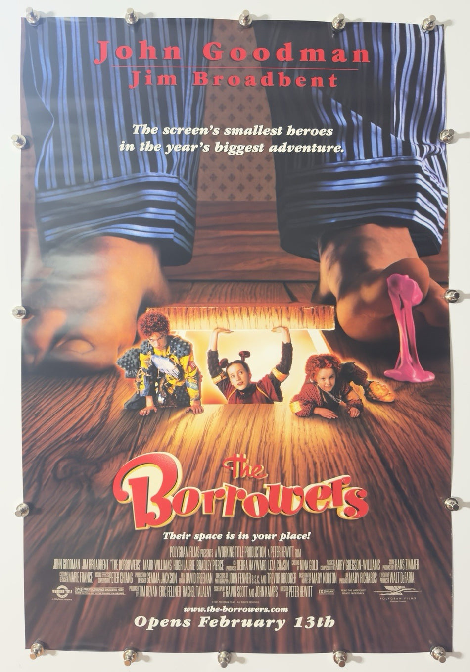 THE BORROWERS 1997 Original Movie Poster 27x40 DS Rolled John Goodman - Joe's Geek VLT