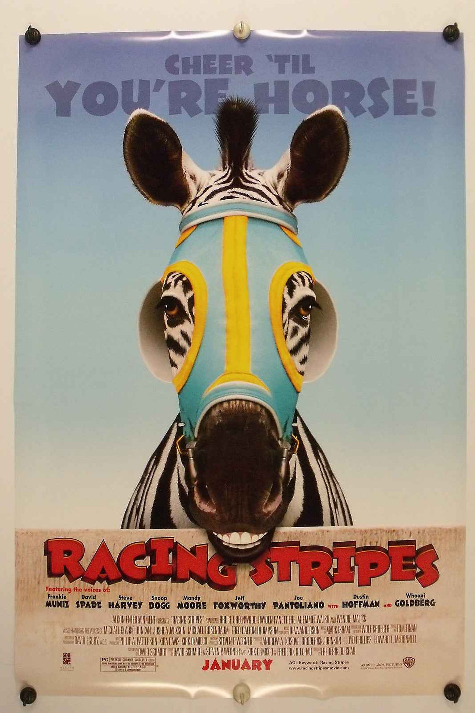 RACING STRIPES 2005 Original Movie Poster 27x40 DS Rolled Snoop Dogg - Joe's Geek VLT