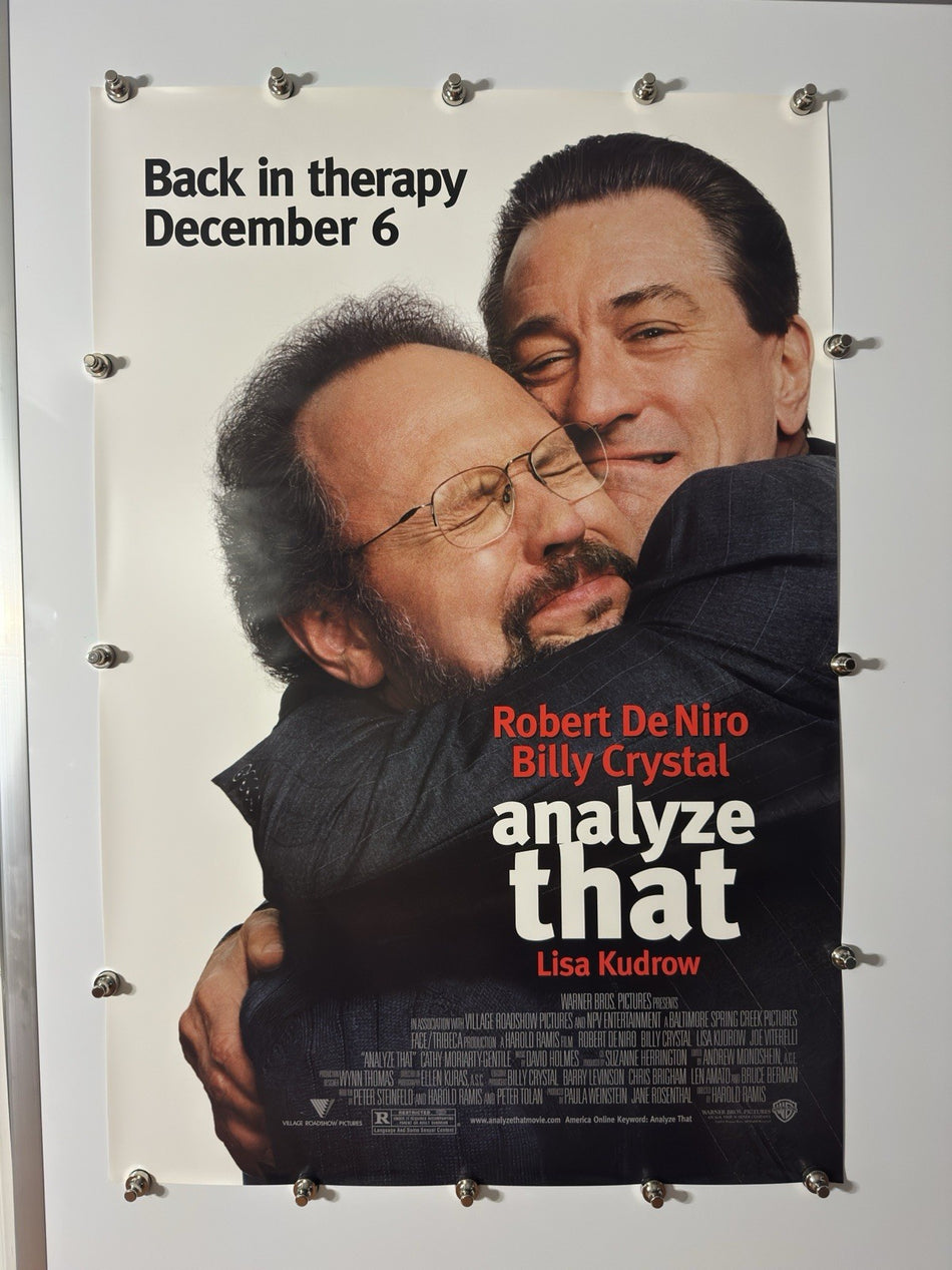 ANALYZE THAT 2002 Original Movie Poster 27x40 SS Rolled Robert De Niro