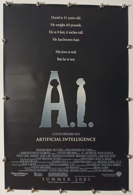 A.I. Artificial Intelligence - Original Movie Poster - 2001 - Rolled DS