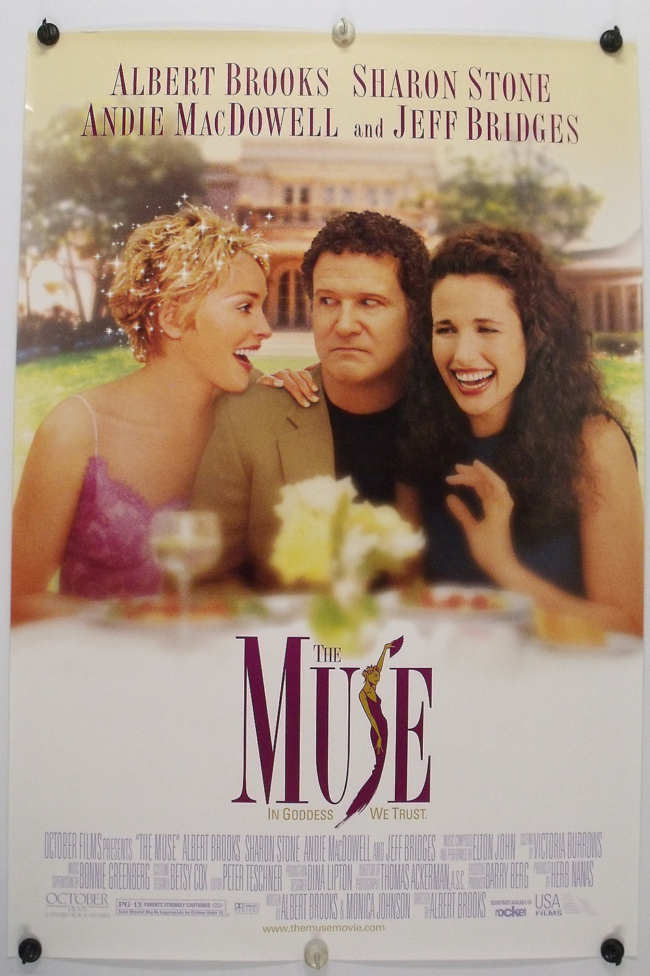 THE MUSE 1999 Original Movie Poster 27x40 DS Rolled Sharon Stone