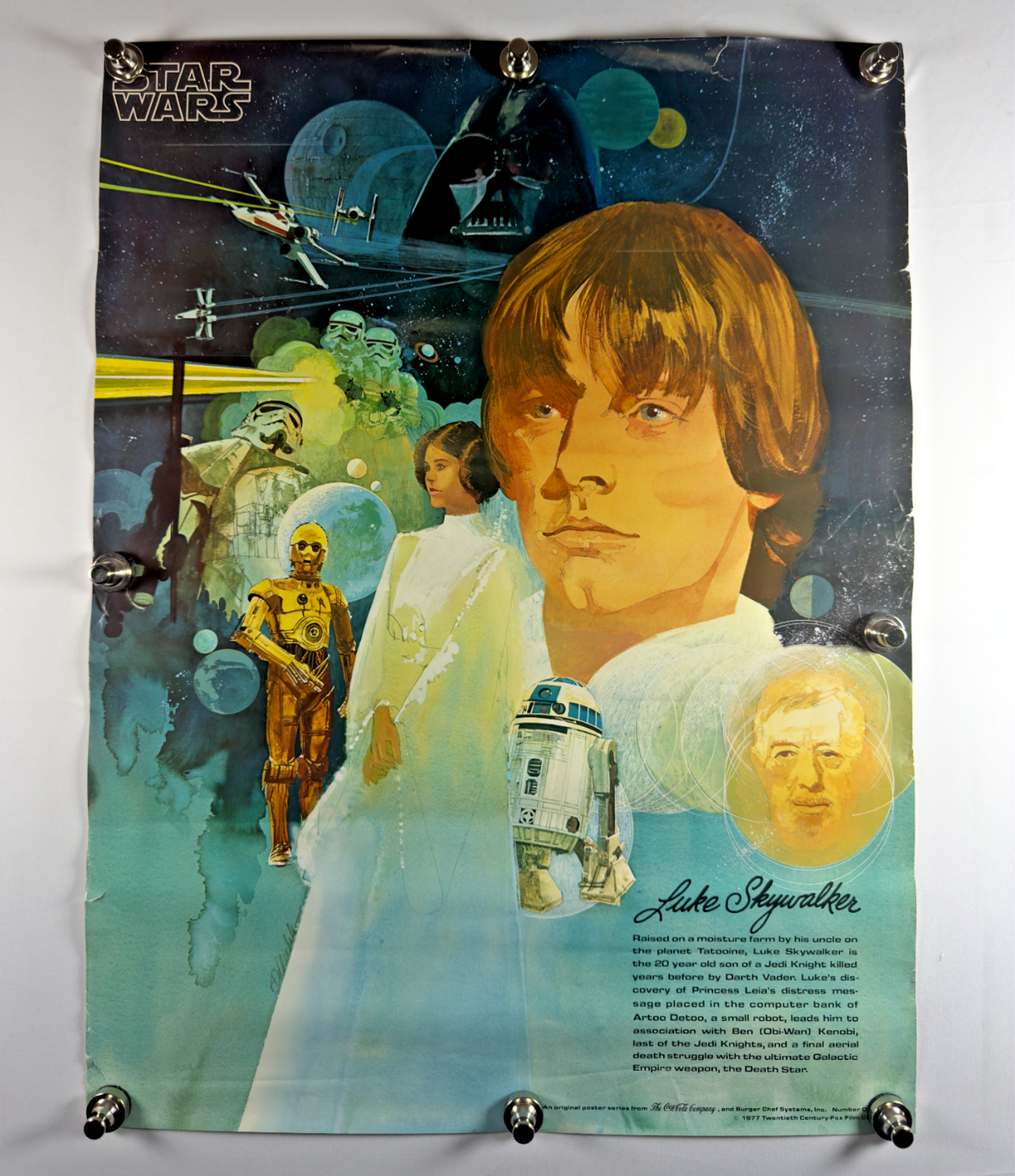 Star Wars (1977) - Original Vinatge Movie Poster - 18 x 23 - Rolled SS