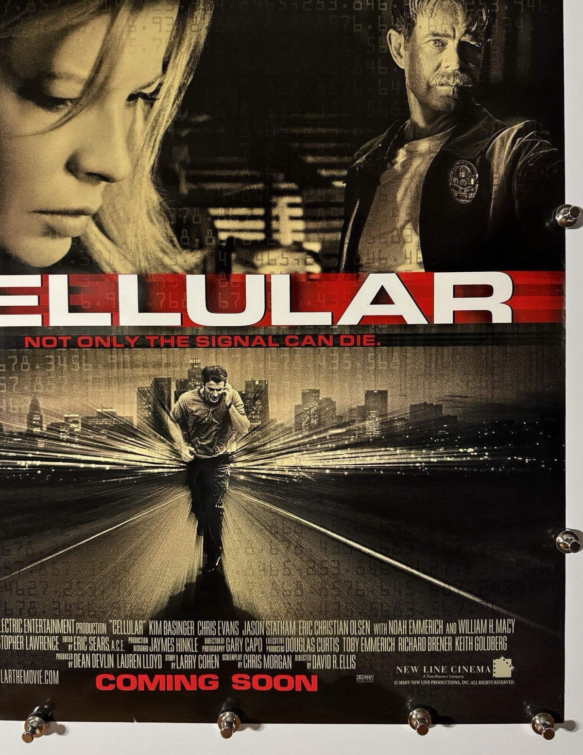 Cellular - Original Movie Poster - 2004 - Rolled DS