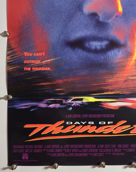 Days of Thunder - Original Movie Poster - 1990 - Rolled SS