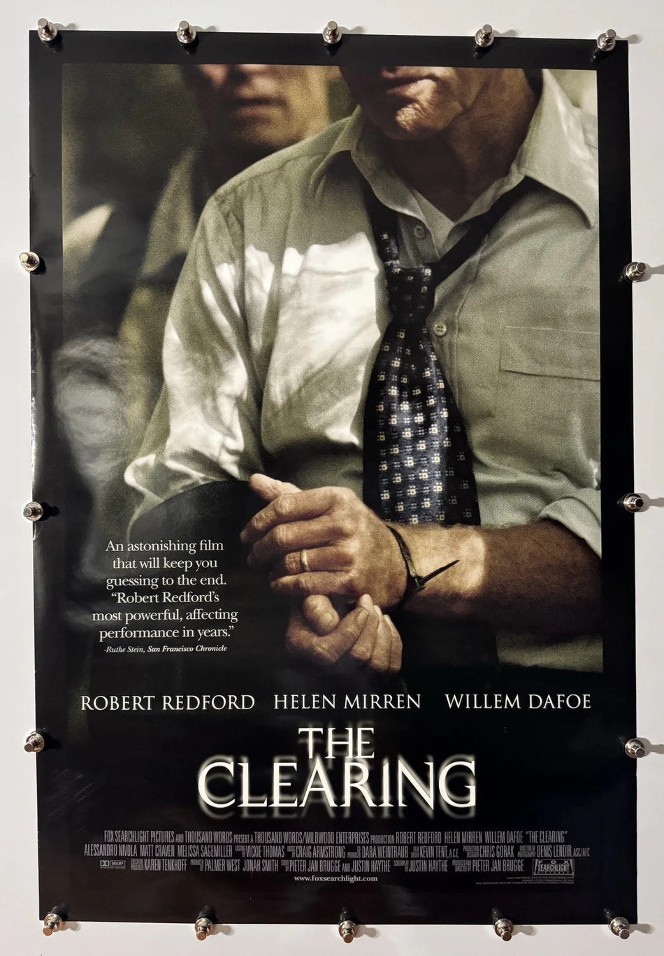 The Clearing 2004 Original Movie Poster 27x40 DS Rolled Robert Redford Helen Mirren - Joe's Geek VLT