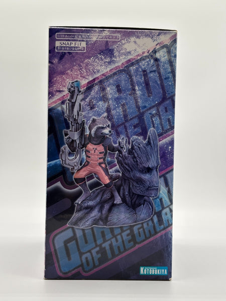 Rocket Raccoon & Groot ArtFX+ 1/10 Scale Statue Model Kit (2014) Kotobukiya New