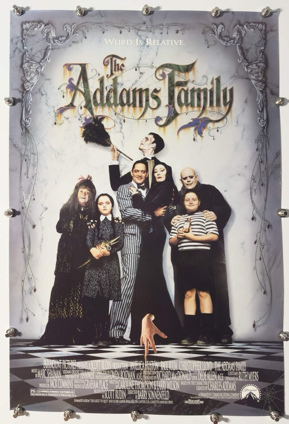 Addams Family (A) - Original Movie Poster - 1991 - Rolled SS